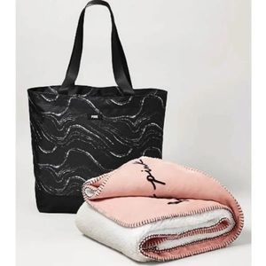 VS PINK 2020 Sherpa blanet & tote